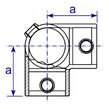 Interclamp 116 Corner (Middle Rail) Tube Clamp additional 3
